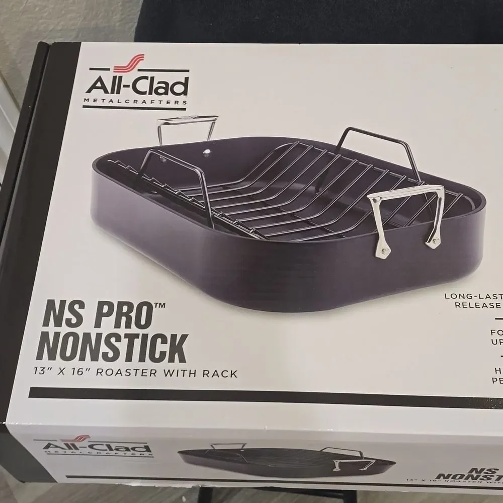 All-Clad NS Pro Non-Stick‎  Roaster Pan w/ Rack